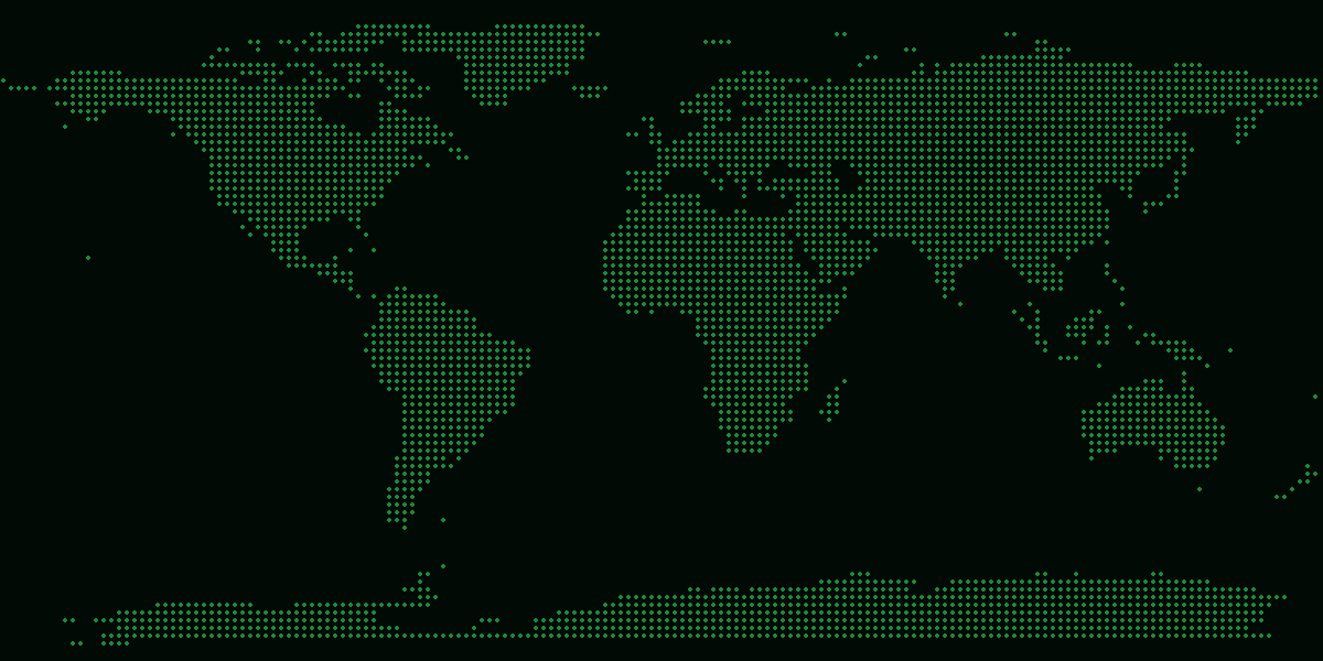 World map of places that made me